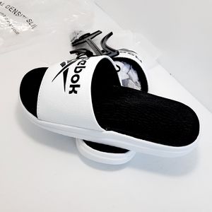 Reebok Kids Slide White Sandals NWT
